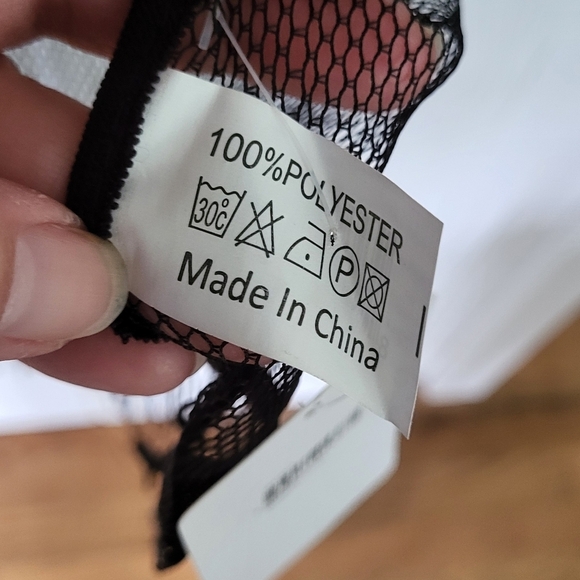 Bon Voyage Black Sheer Net Kimono Style Swimsuit Coverup - Picture 7 of 9